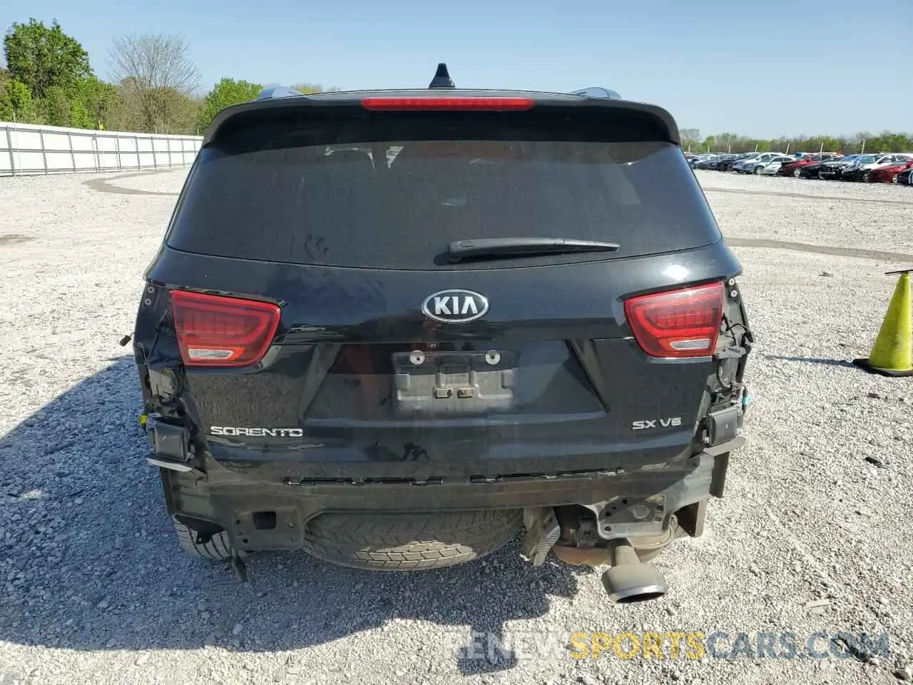 6 fotografías del automóvil dañado 5XYPK4A54KG504607 KIA SORENTO 2019
