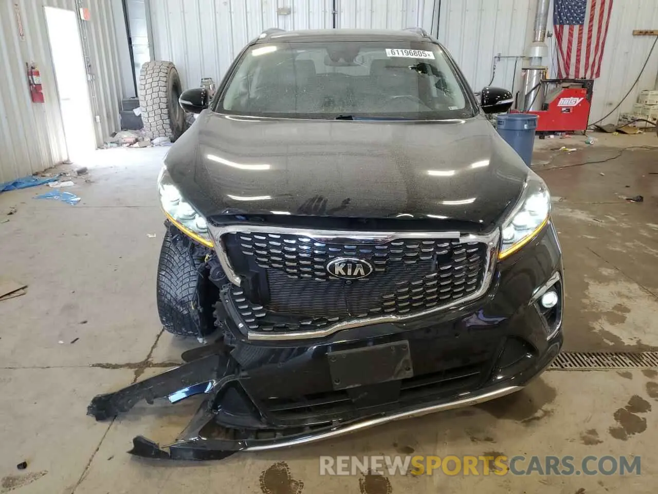 5 fotografías del automóvil dañado 5XYPKDA51KG500451 KIA SORENTO 2019