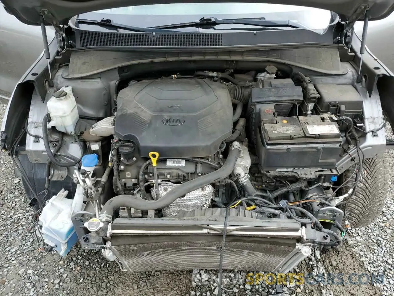 12 fotografías del automóvil dañado 5XYPKDA54KG459474 KIA SORENTO 2019