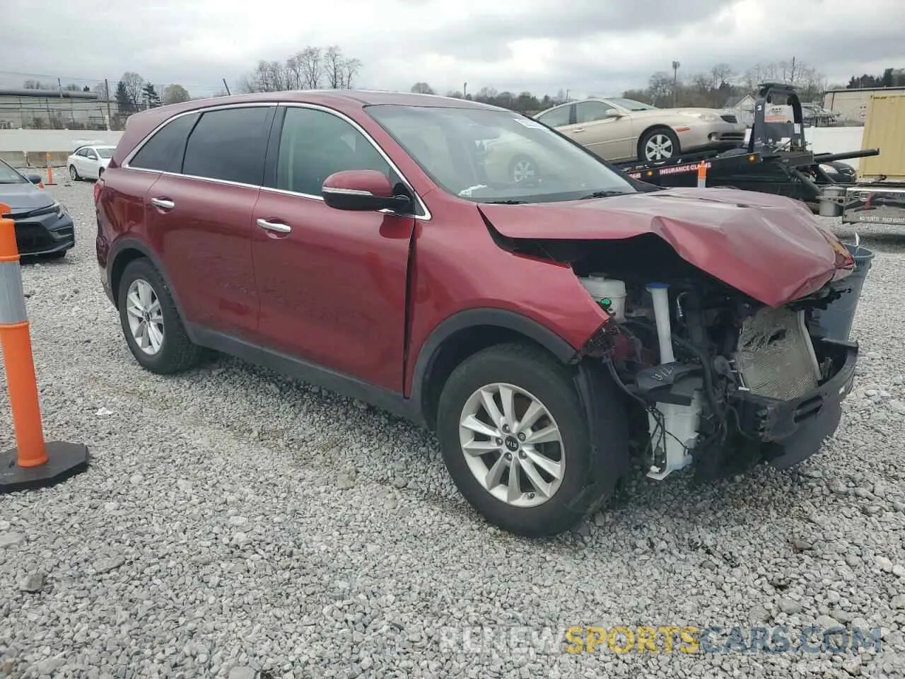 4 fotografías del automóvil dañado 5XYPG4A30LG641500 KIA SORENTO 2020