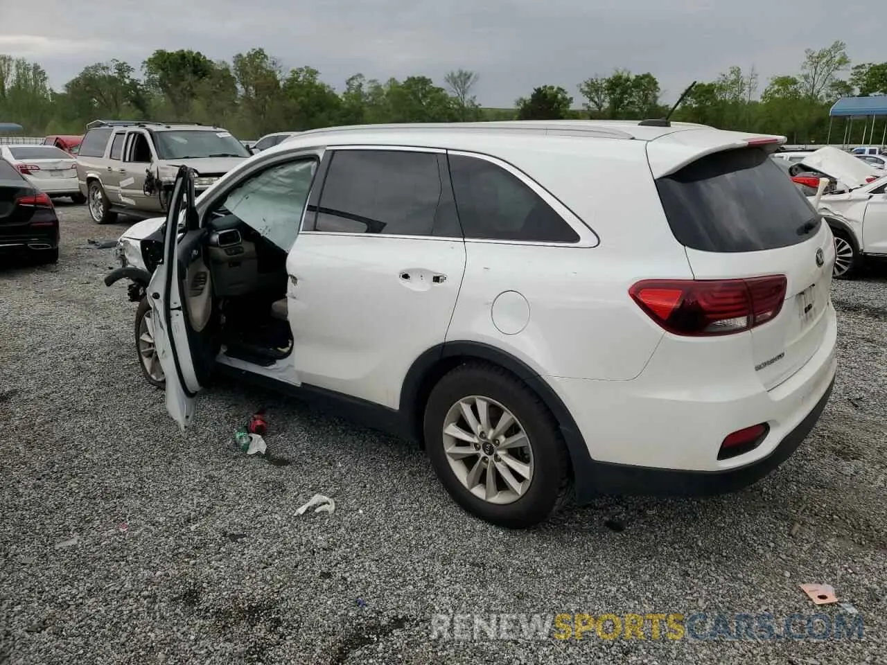 2 fotografías del automóvil dañado 5XYPG4A31LG698806 KIA SORENTO 2020