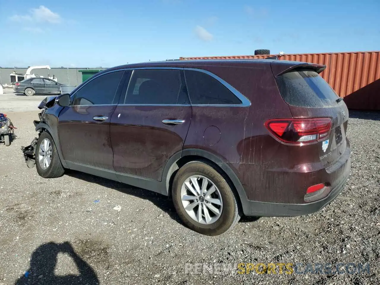 2 fotografías del automóvil dañado 5XYPG4A31LG698868 KIA SORENTO 2020