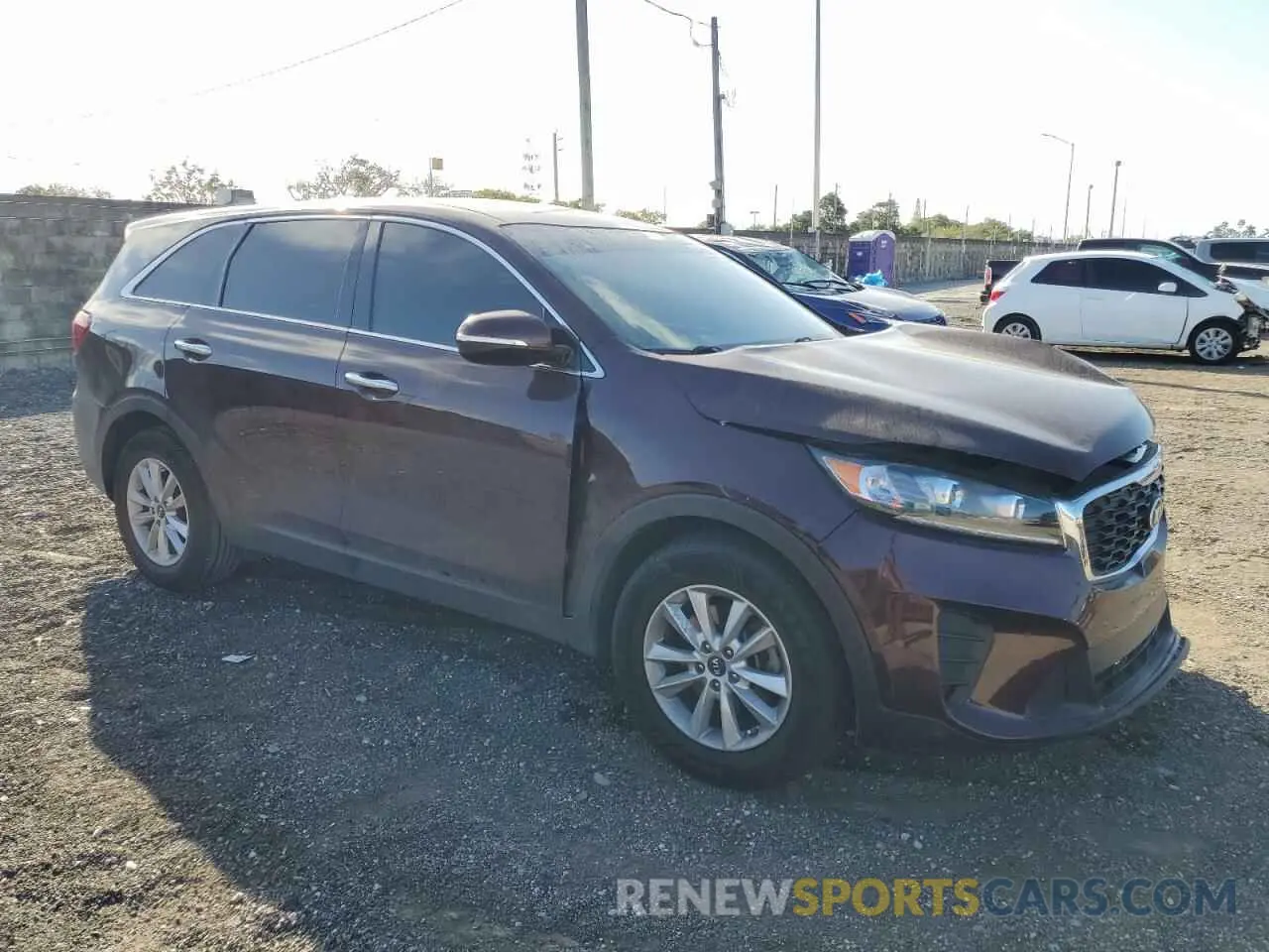4 fotografías del automóvil dañado 5XYPG4A31LG698868 KIA SORENTO 2020
