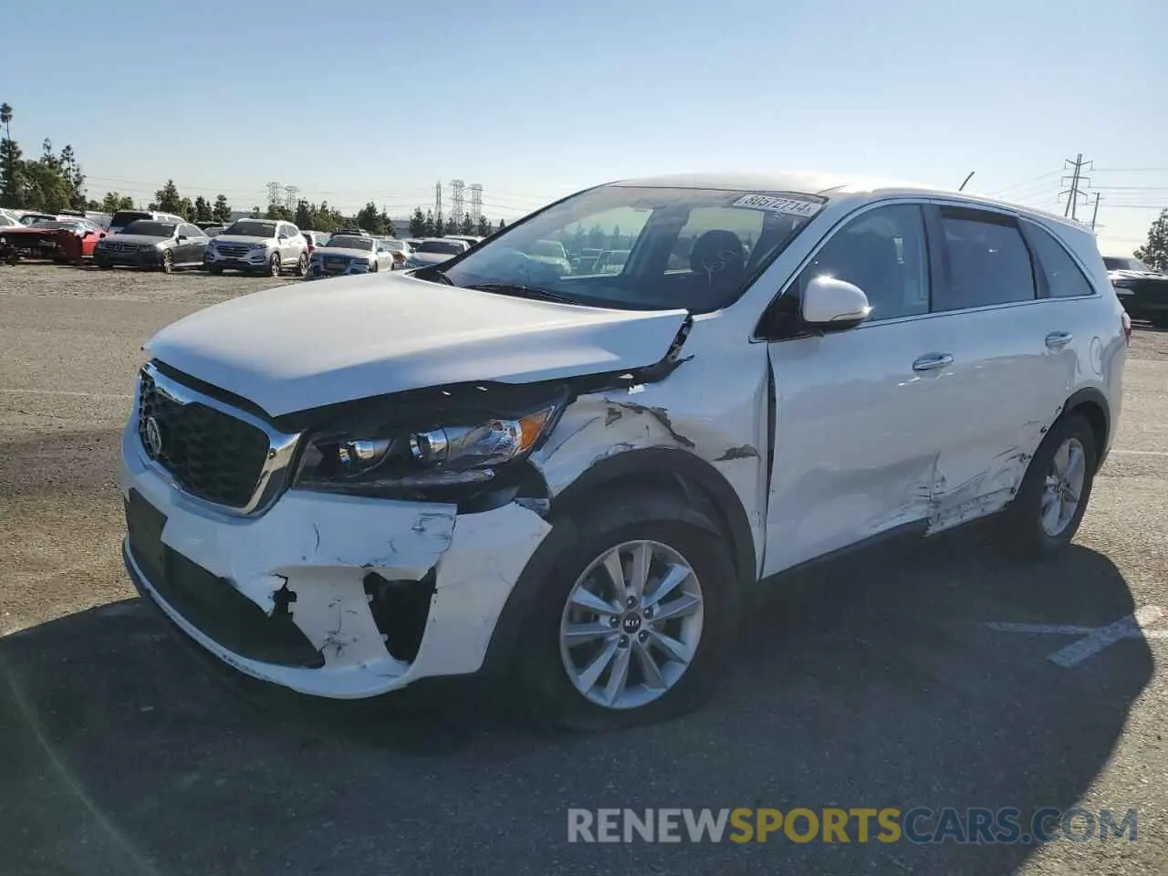 1 fotografías del automóvil dañado 5XYPG4A32LG654605 KIA SORENTO 2020