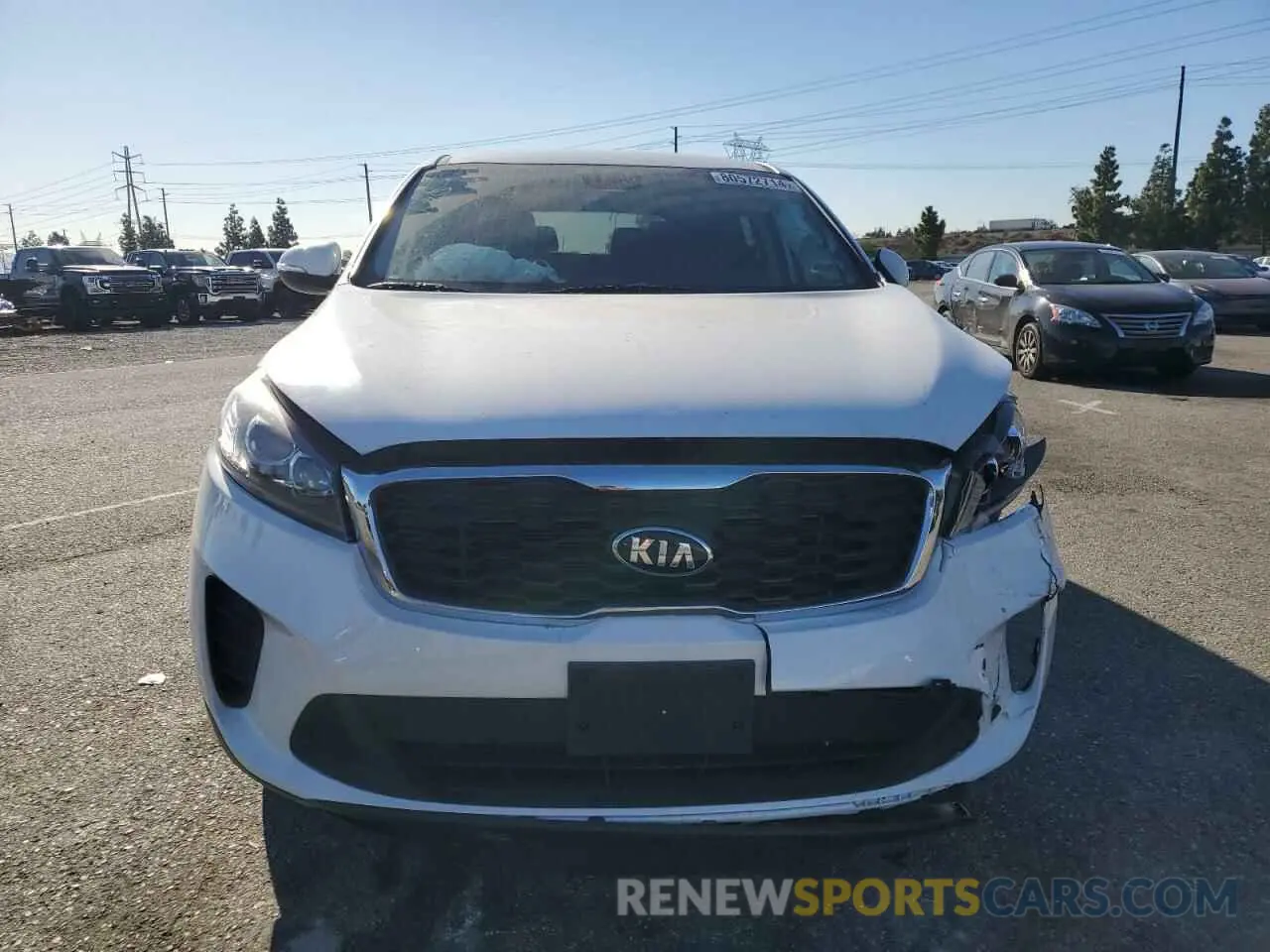 5 fotografías del automóvil dañado 5XYPG4A32LG654605 KIA SORENTO 2020