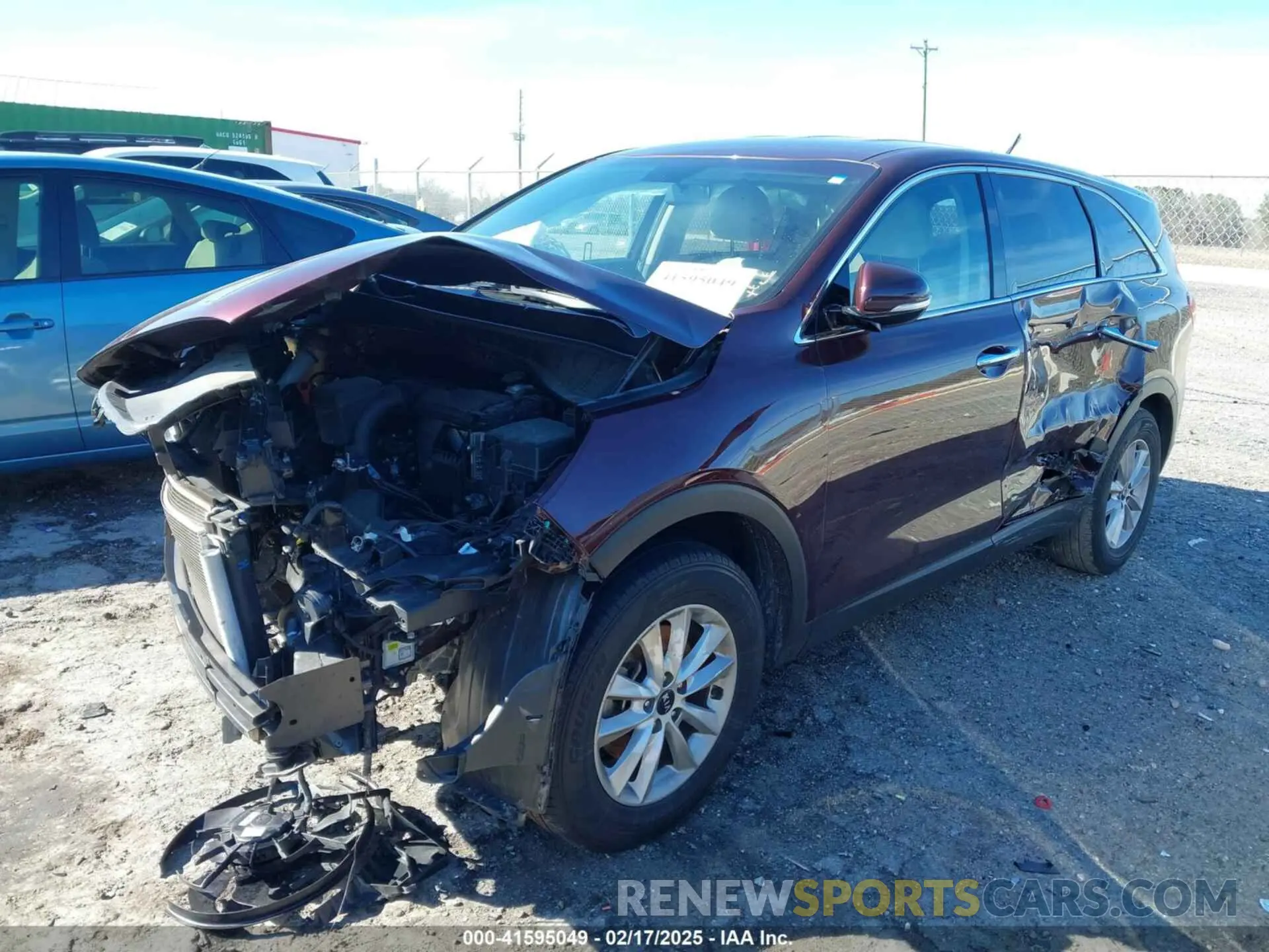 2 fotografías del automóvil dañado 5XYPG4A34LG643072 KIA SORENTO 2020
