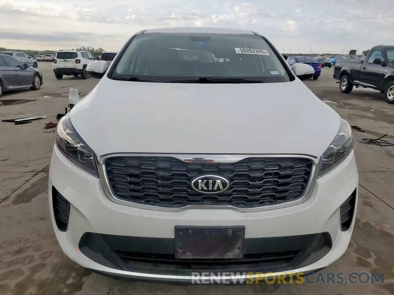5 fotografías del automóvil dañado 5XYPG4A34LG647476 KIA SORENTO 2020
