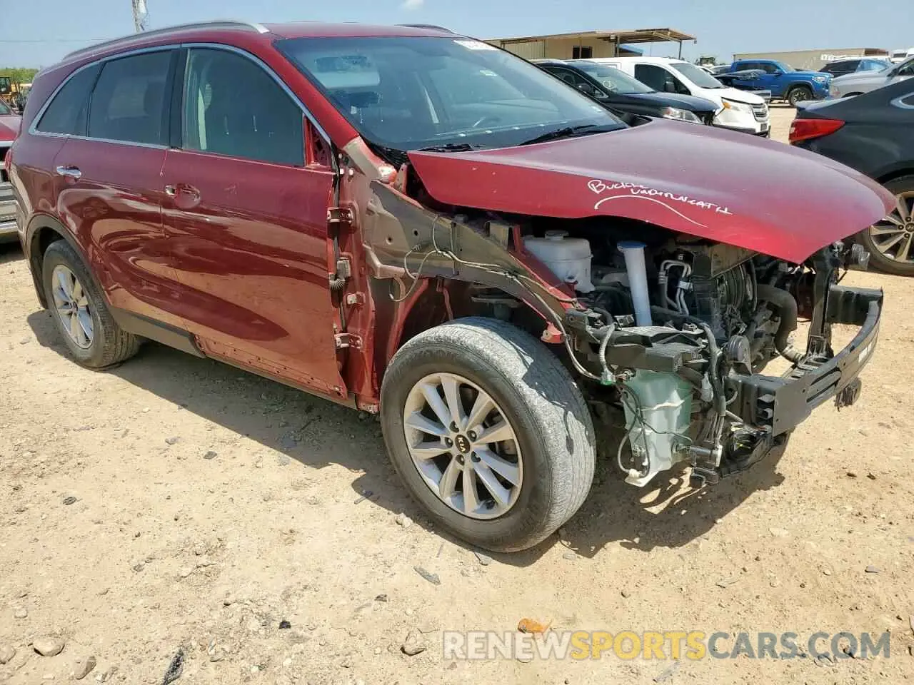 4 fotografías del automóvil dañado 5XYPG4A36LG673089 KIA SORENTO 2020