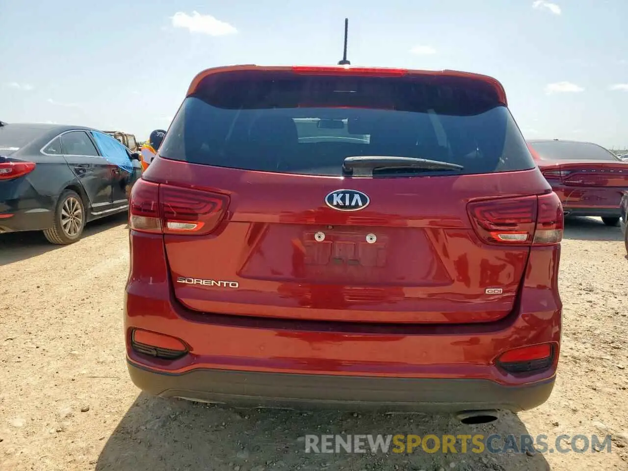 6 fotografías del automóvil dañado 5XYPG4A36LG673089 KIA SORENTO 2020