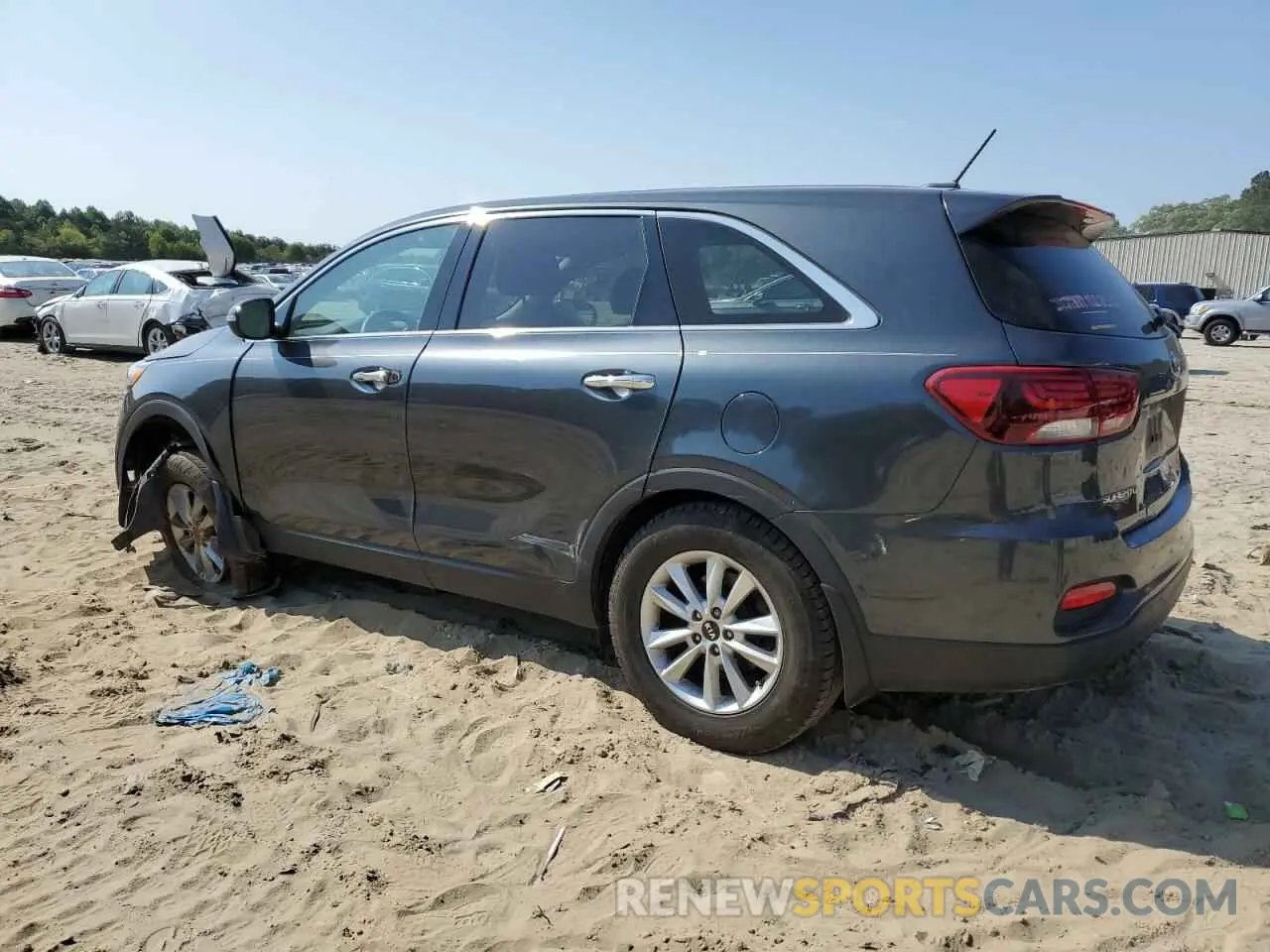 2 fotografías del automóvil dañado 5XYPG4A37LG690533 KIA SORENTO 2020