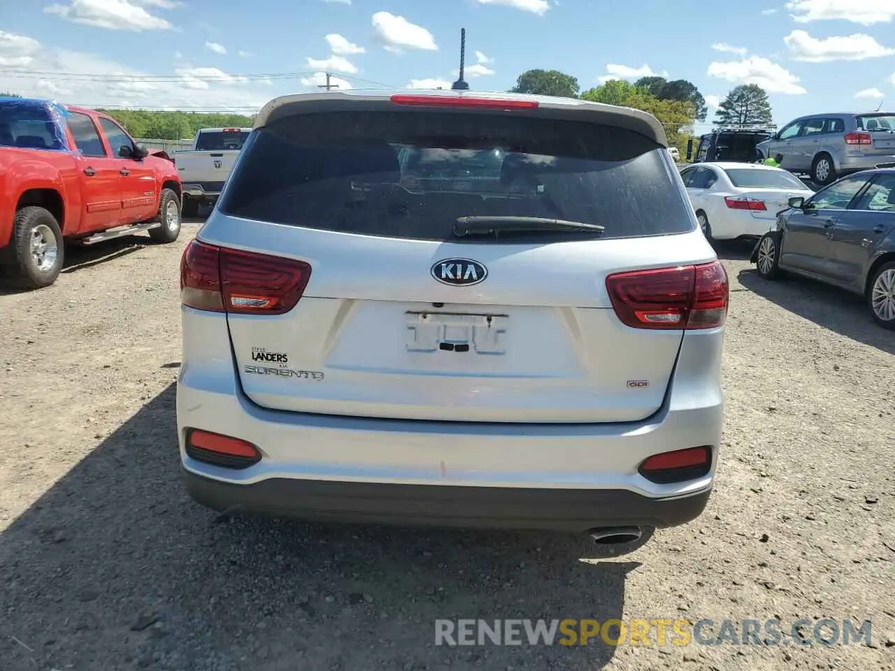 6 fotografías del automóvil dañado 5XYPG4A38LG687673 KIA SORENTO 2020