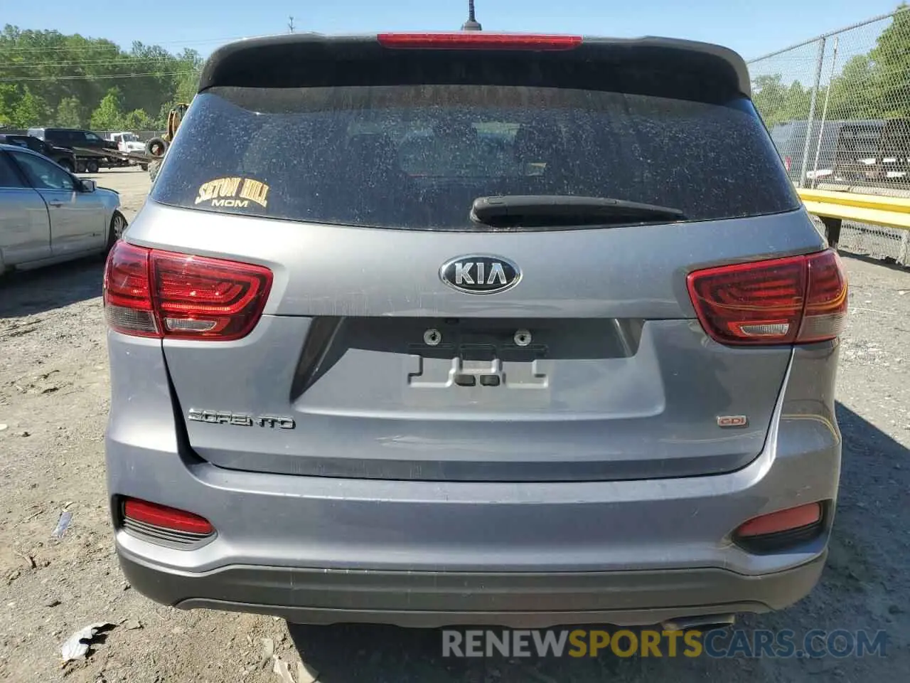 6 fotografías del automóvil dañado 5XYPG4A3XLG628253 KIA SORENTO 2020