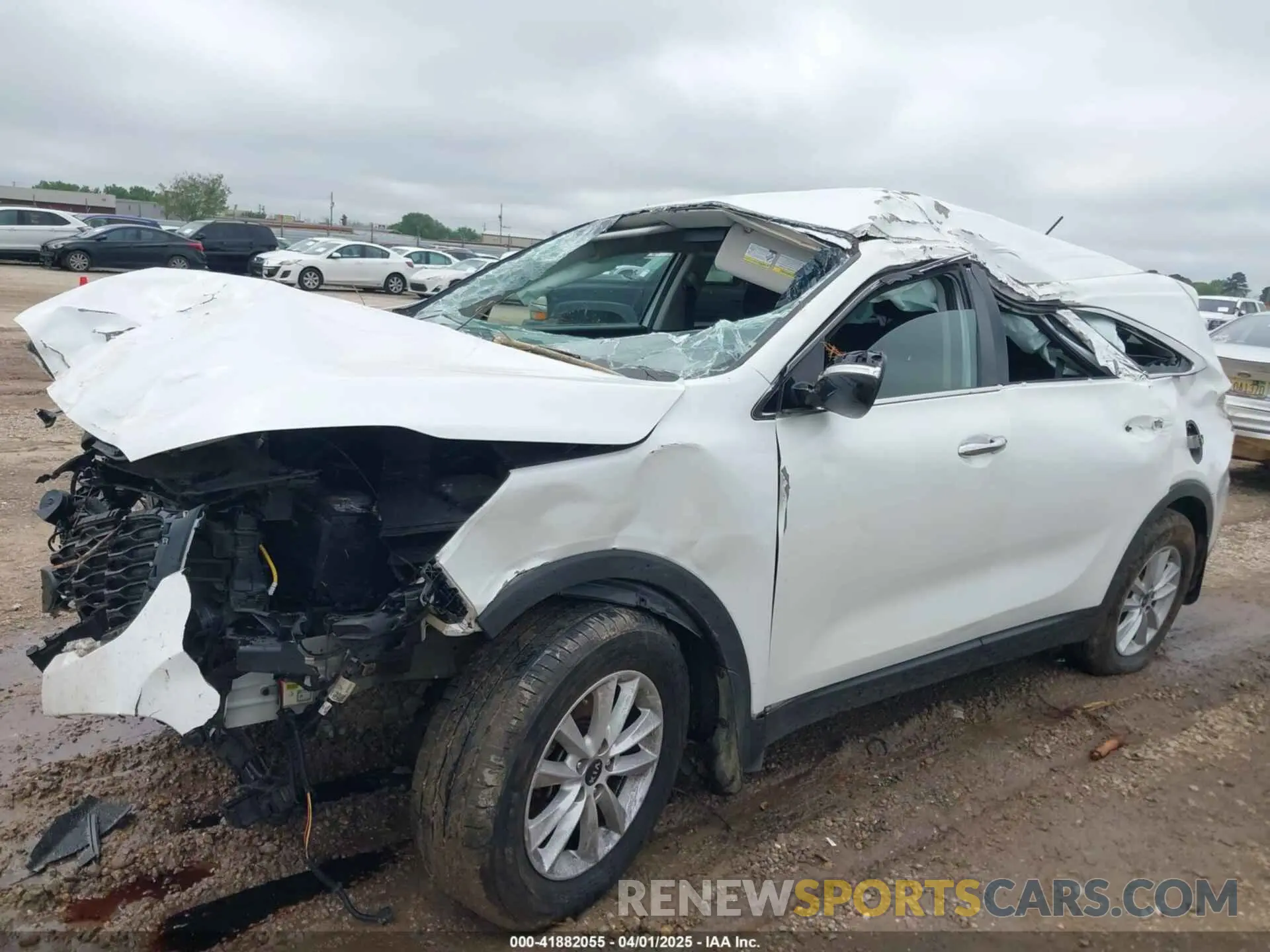 6 fotografías del automóvil dañado 5XYPG4A3XLG654612 KIA SORENTO 2020
