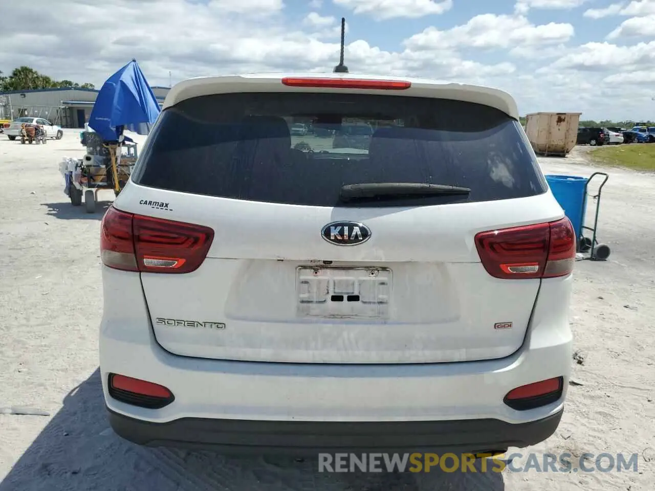 6 fotografías del automóvil dañado 5XYPG4A3XLG657641 KIA SORENTO 2020
