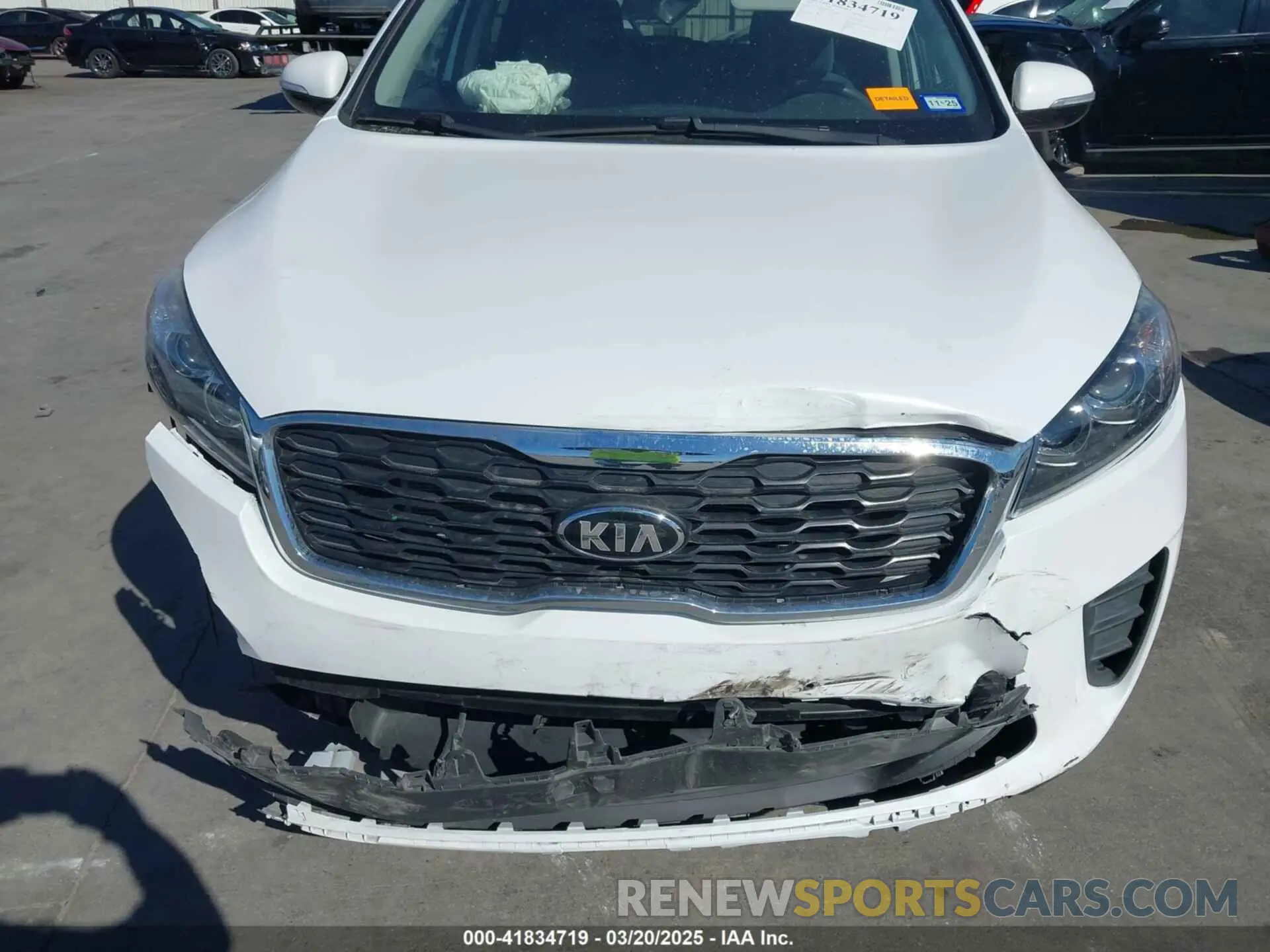 6 fotografías del automóvil dañado 5XYPG4A51LG622181 KIA SORENTO 2020