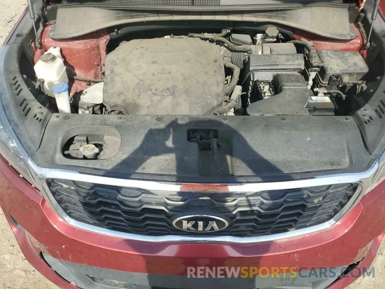 12 fotografías del automóvil dañado 5XYPG4A52LG666254 KIA SORENTO 2020