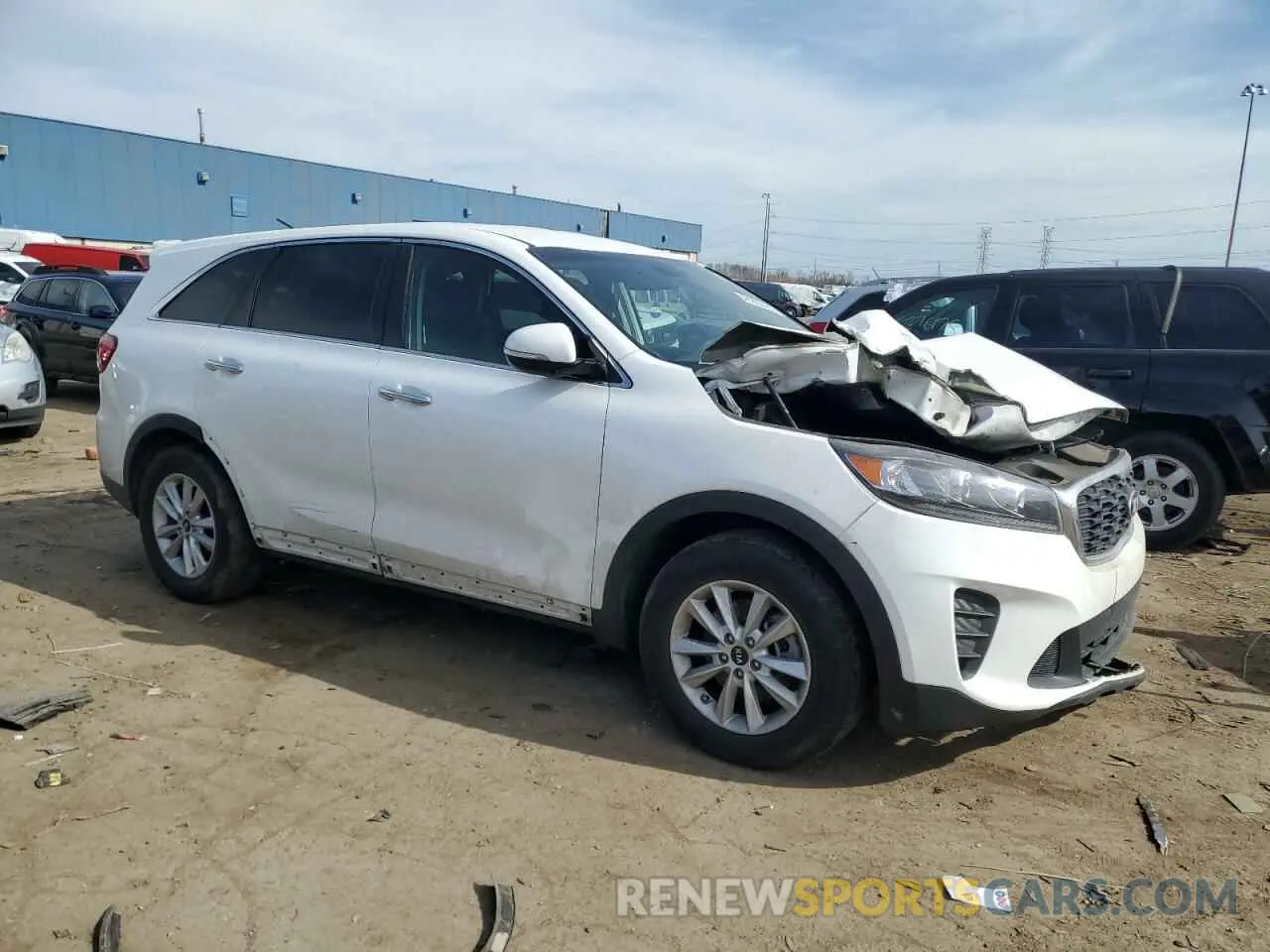 4 fotografías del automóvil dañado 5XYPG4A54LG627150 KIA SORENTO 2020