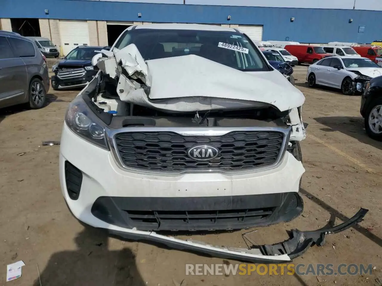 5 fotografías del automóvil dañado 5XYPG4A54LG627150 KIA SORENTO 2020