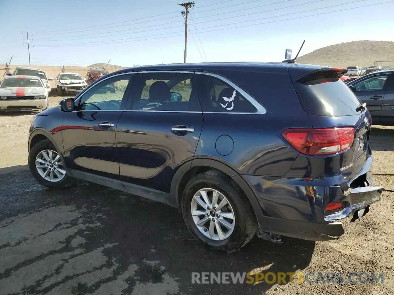 2 fotografías del automóvil dañado 5XYPG4A55LG627819 KIA SORENTO 2020