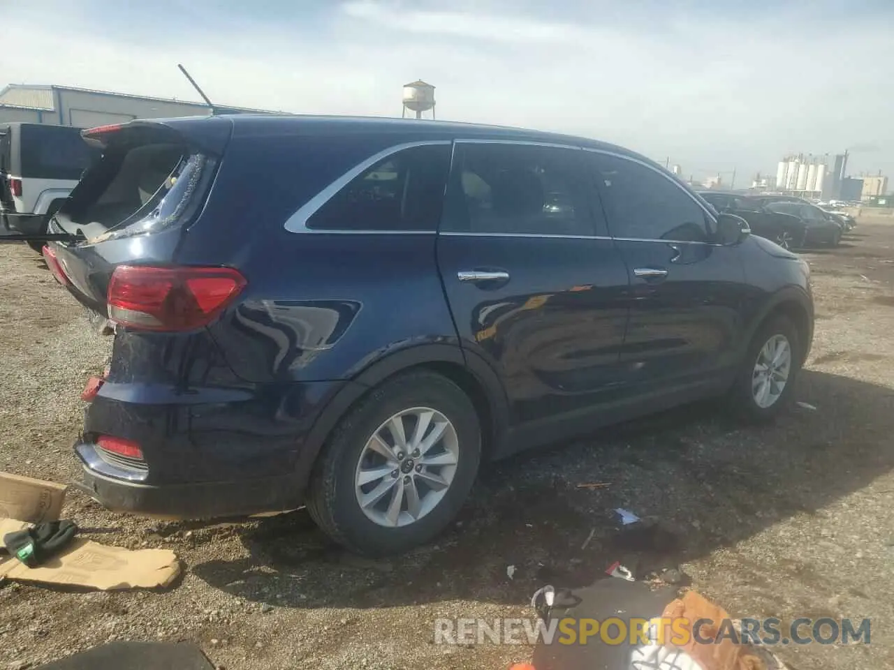 3 fotografías del automóvil dañado 5XYPG4A57LG625005 KIA SORENTO 2020