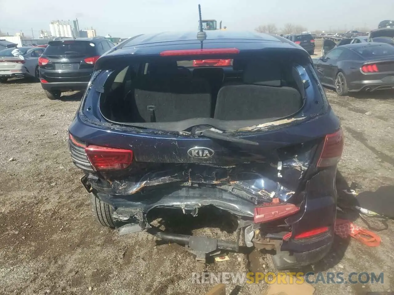 6 fotografías del automóvil dañado 5XYPG4A57LG625005 KIA SORENTO 2020