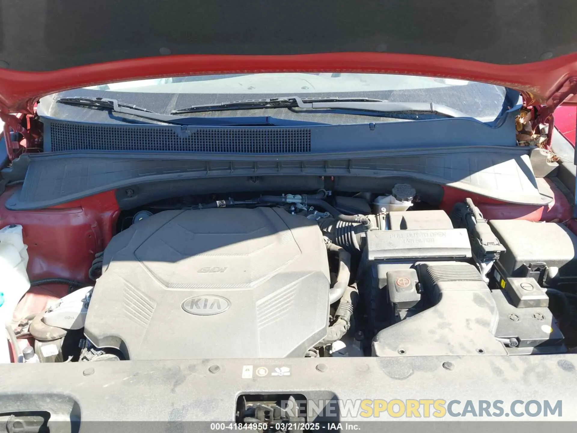 10 fotografías del automóvil dañado 5XYPG4A58LG710791 KIA SORENTO 2020