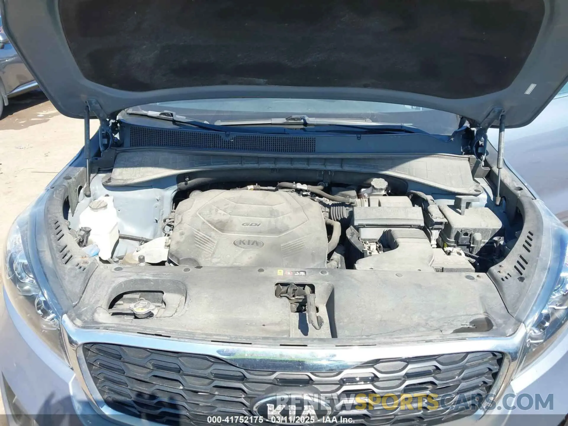 10 fotografías del automóvil dañado 5XYPG4A59LG620081 KIA SORENTO 2020