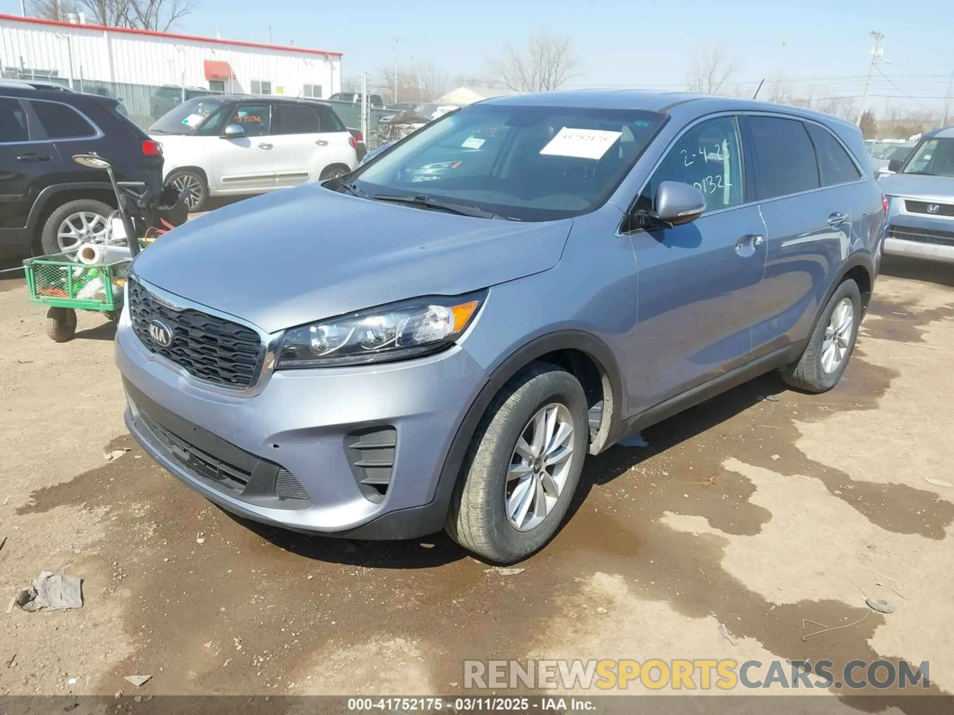 2 fotografías del automóvil dañado 5XYPG4A59LG620081 KIA SORENTO 2020