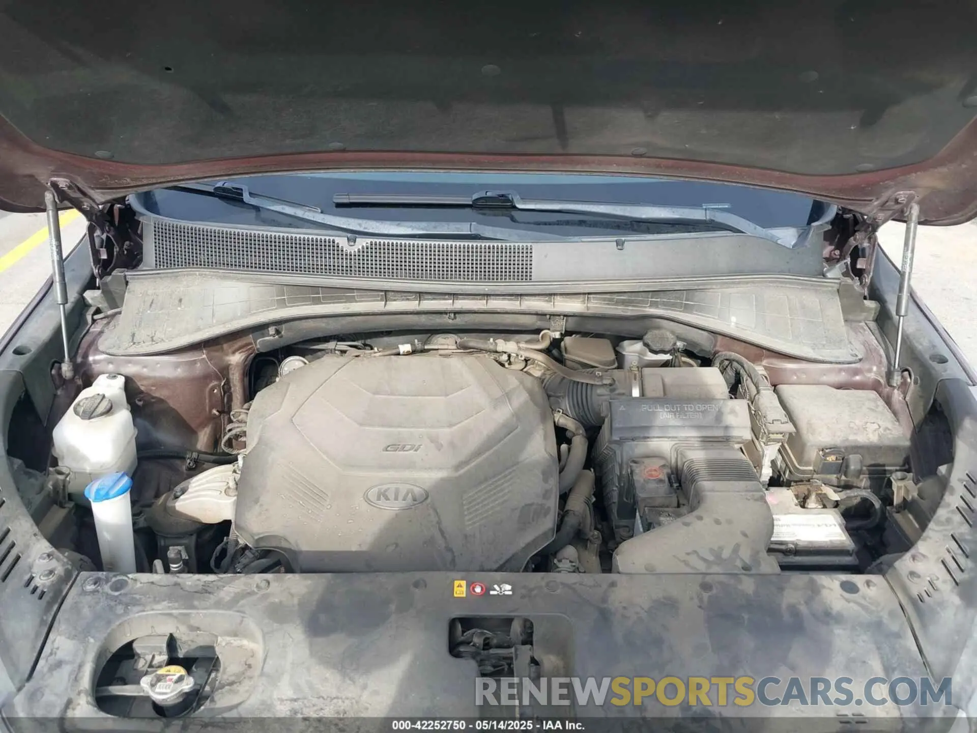 10 fotografías del automóvil dañado 5XYPG4A59LG621439 KIA SORENTO 2020
