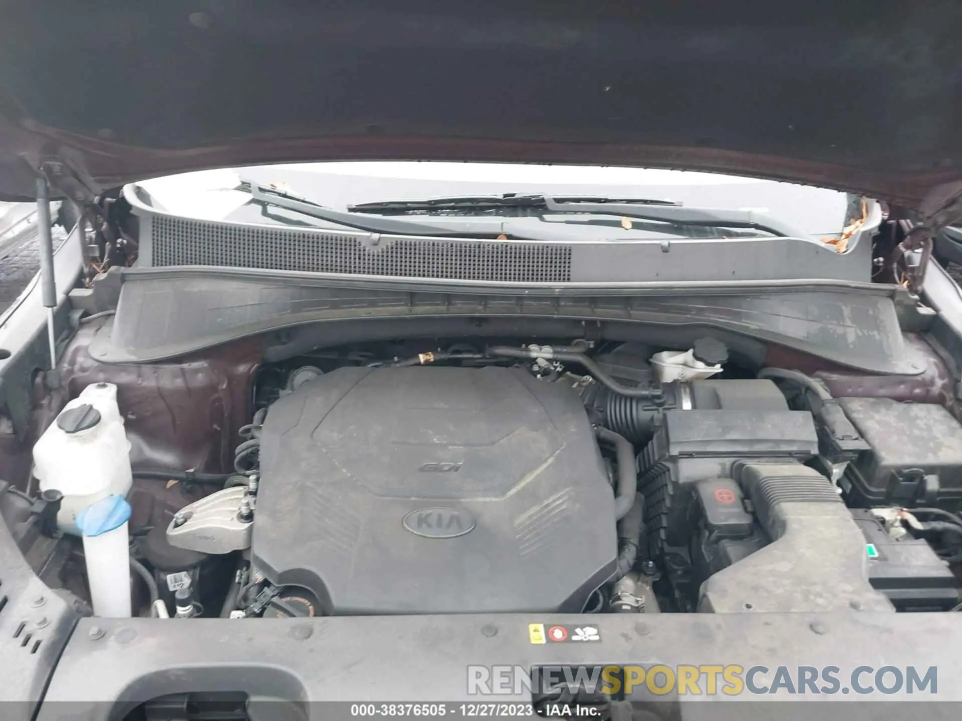 10 fotografías del automóvil dañado 5XYPG4A5XLG615276 KIA SORENTO 2020