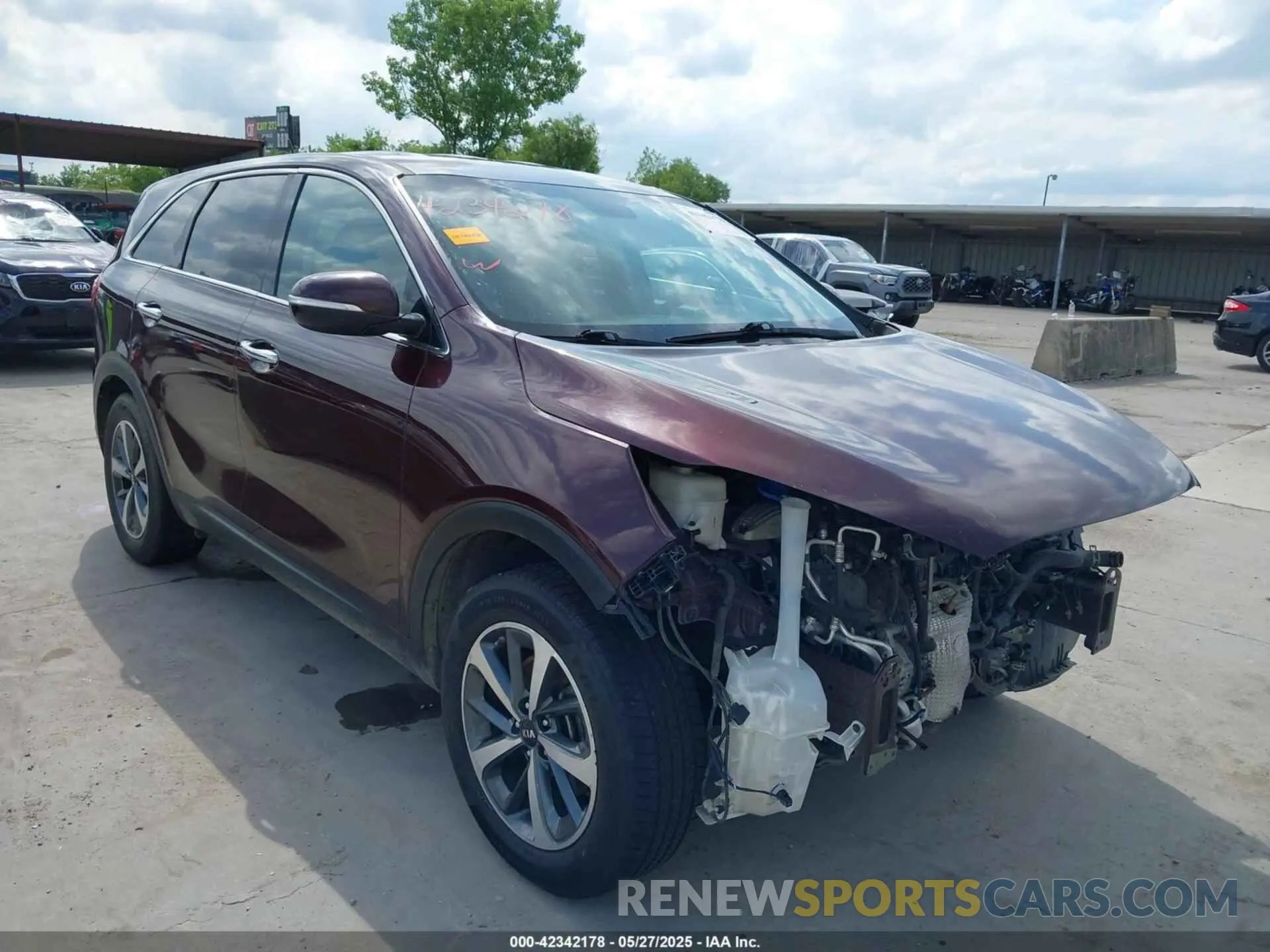 1 fotografías del automóvil dañado 5XYPG4A5XLG619599 KIA SORENTO 2020
