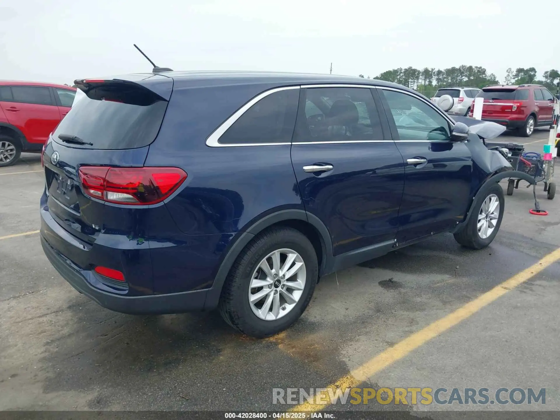 4 fotografías del automóvil dañado 5XYPG4A5XLG626844 KIA SORENTO 2020