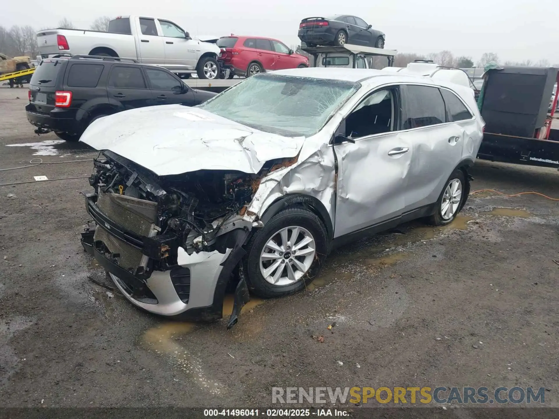 2 fotografías del automóvil dañado 5XYPG4A5XLG628545 KIA SORENTO 2020