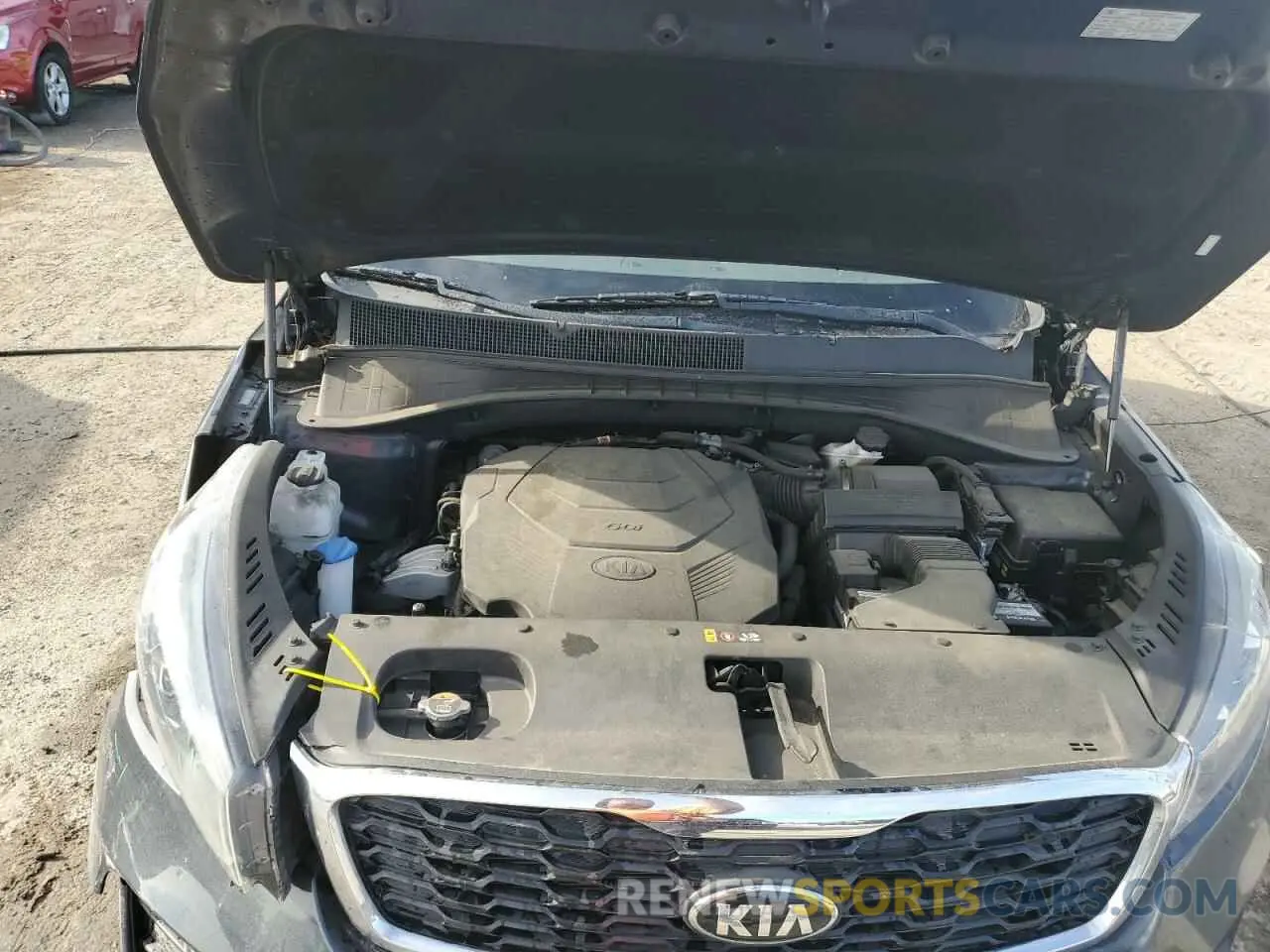 12 fotografías del automóvil dañado 5XYPG4A5XLG691919 KIA SORENTO 2020