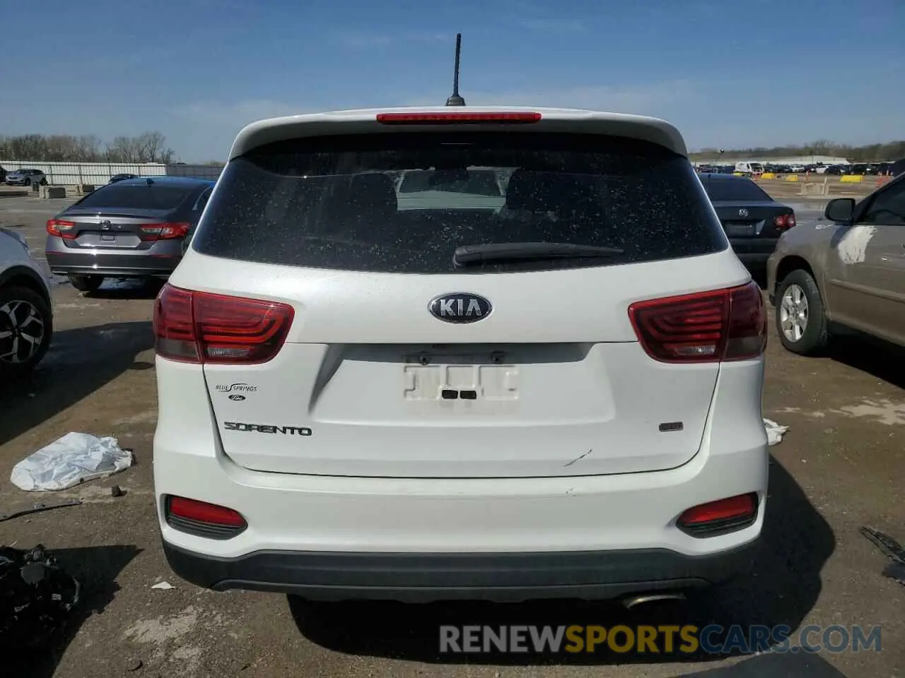 6 fotografías del automóvil dañado 5XYPGDA30LG678742 KIA SORENTO 2020