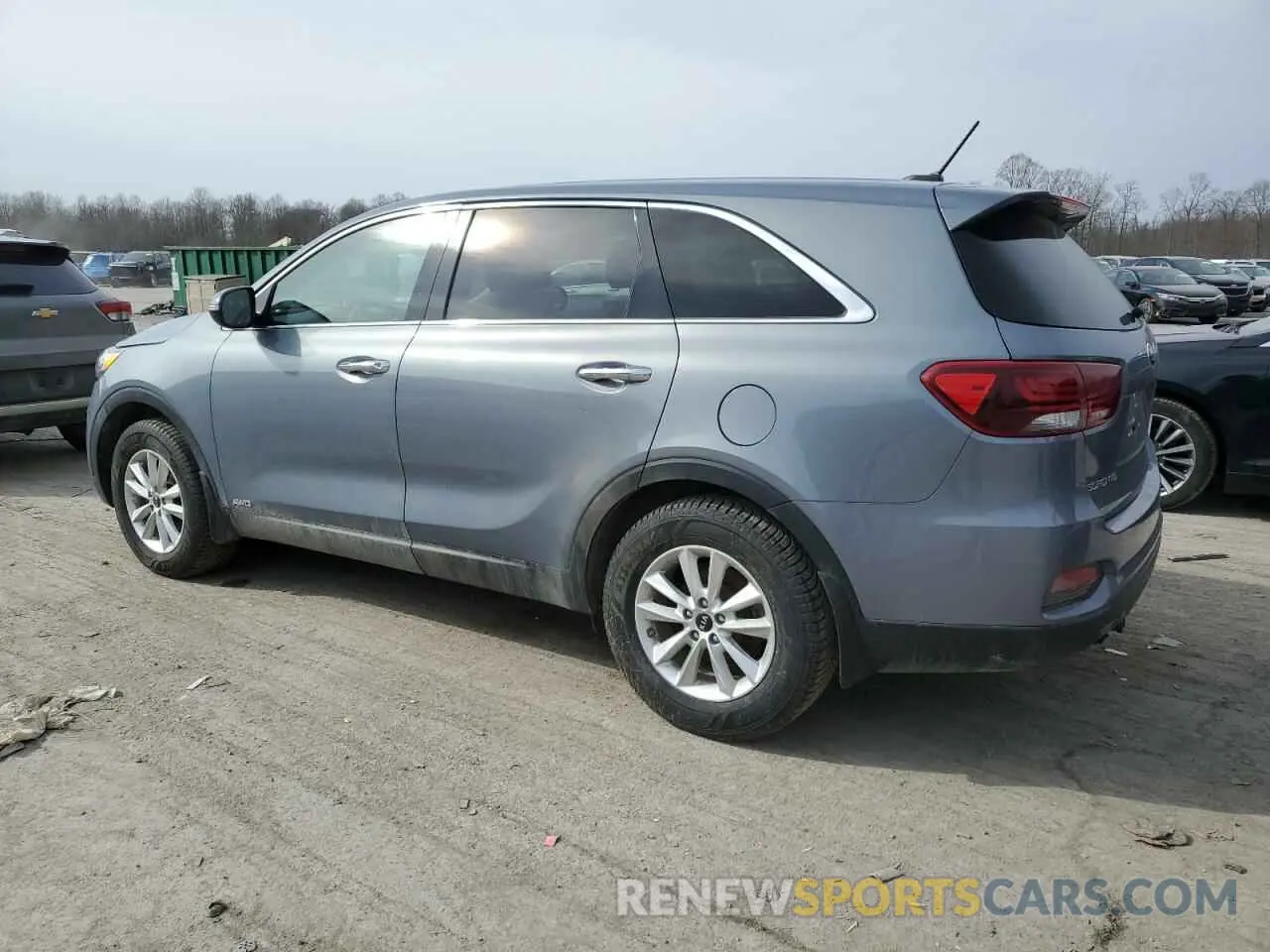 2 fotografías del automóvil dañado 5XYPGDA31LG698739 KIA SORENTO 2020