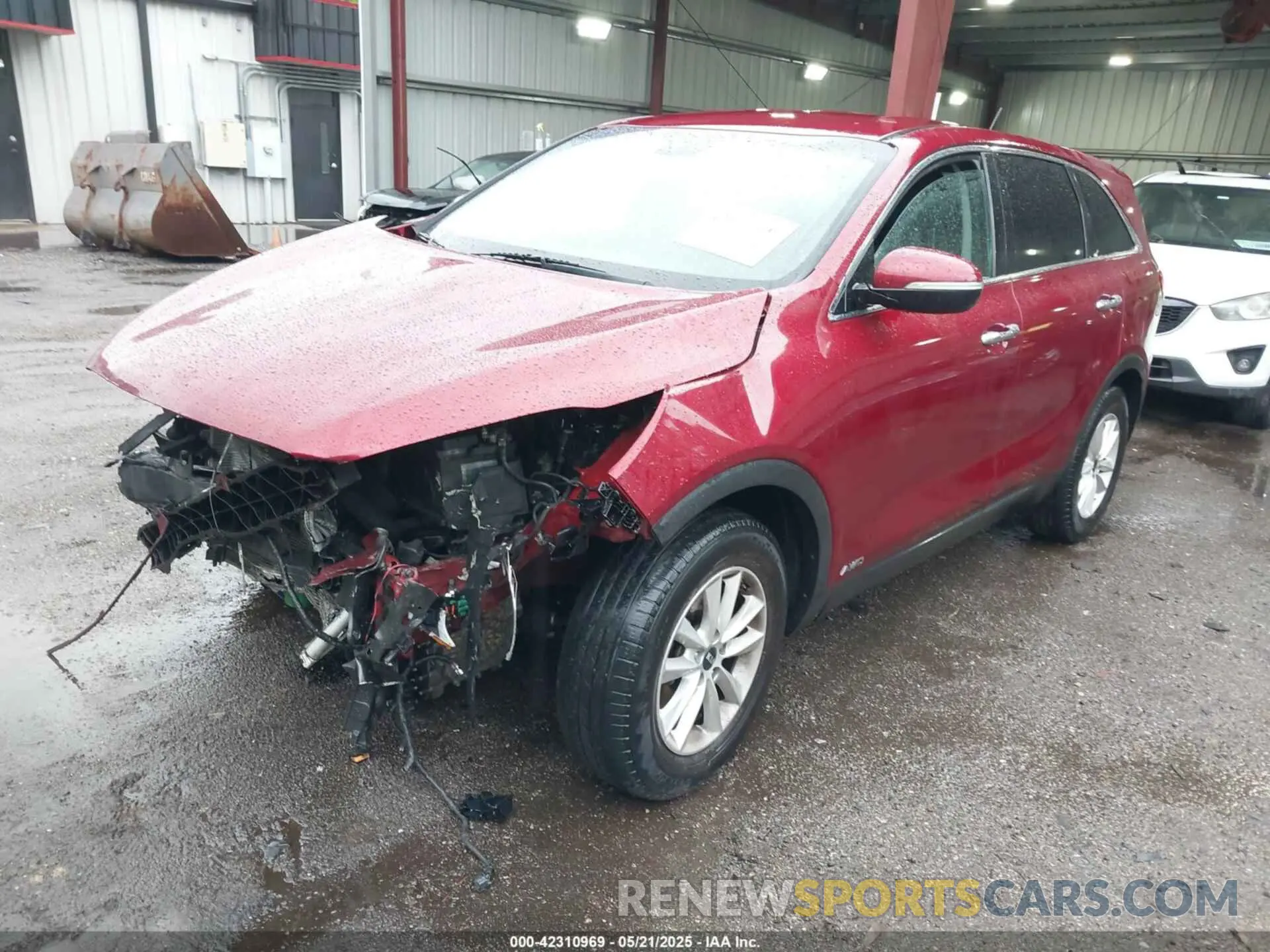 2 fotografías del automóvil dañado 5XYPGDA31LG702630 KIA SORENTO 2020