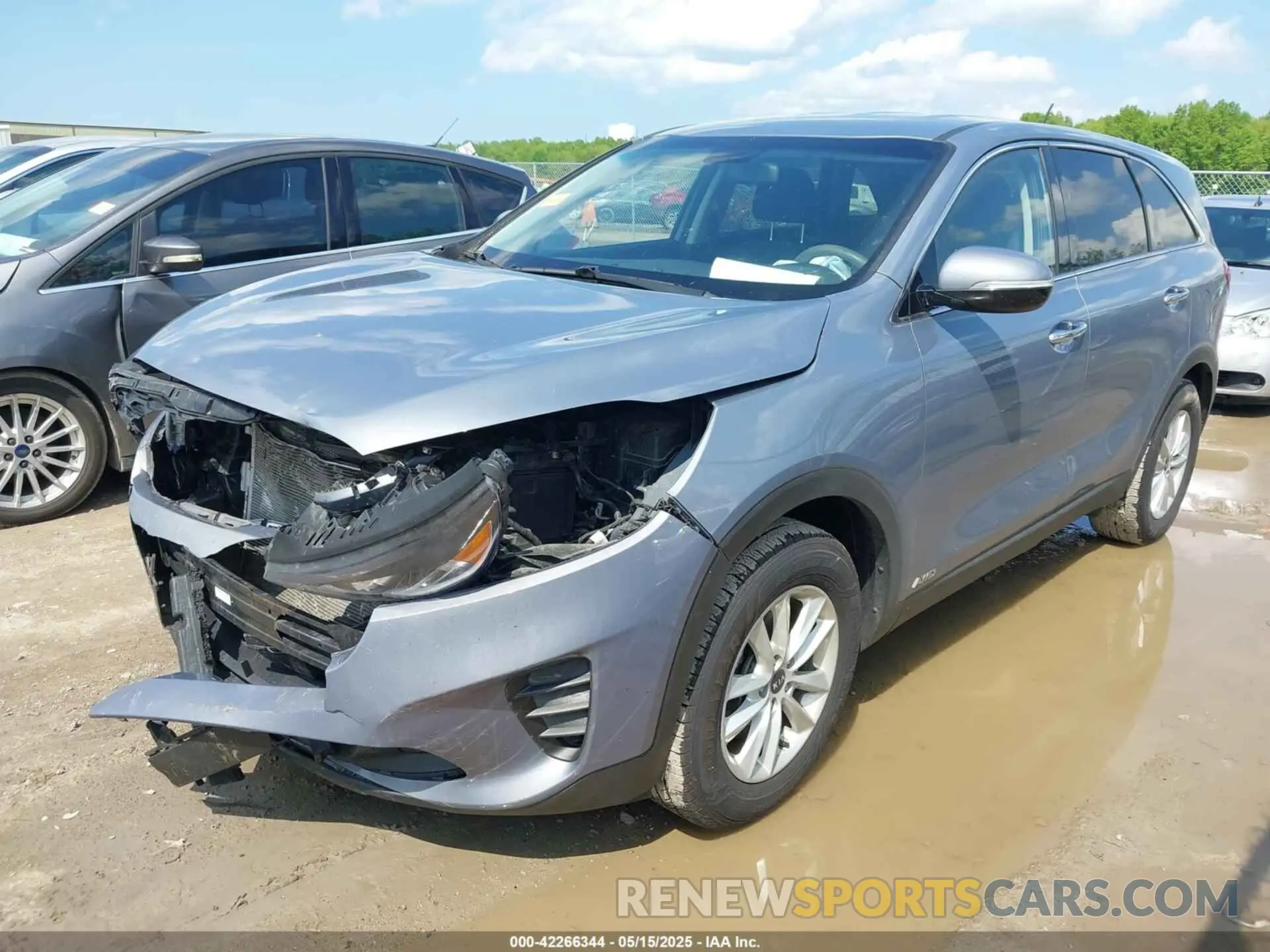 2 fotografías del automóvil dañado 5XYPGDA35LG640097 KIA SORENTO 2020
