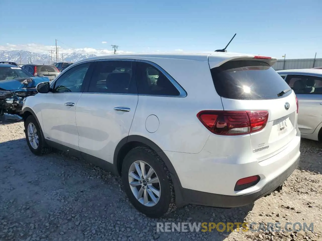 2 fotografías del automóvil dañado 5XYPGDA35LG652721 KIA SORENTO 2020