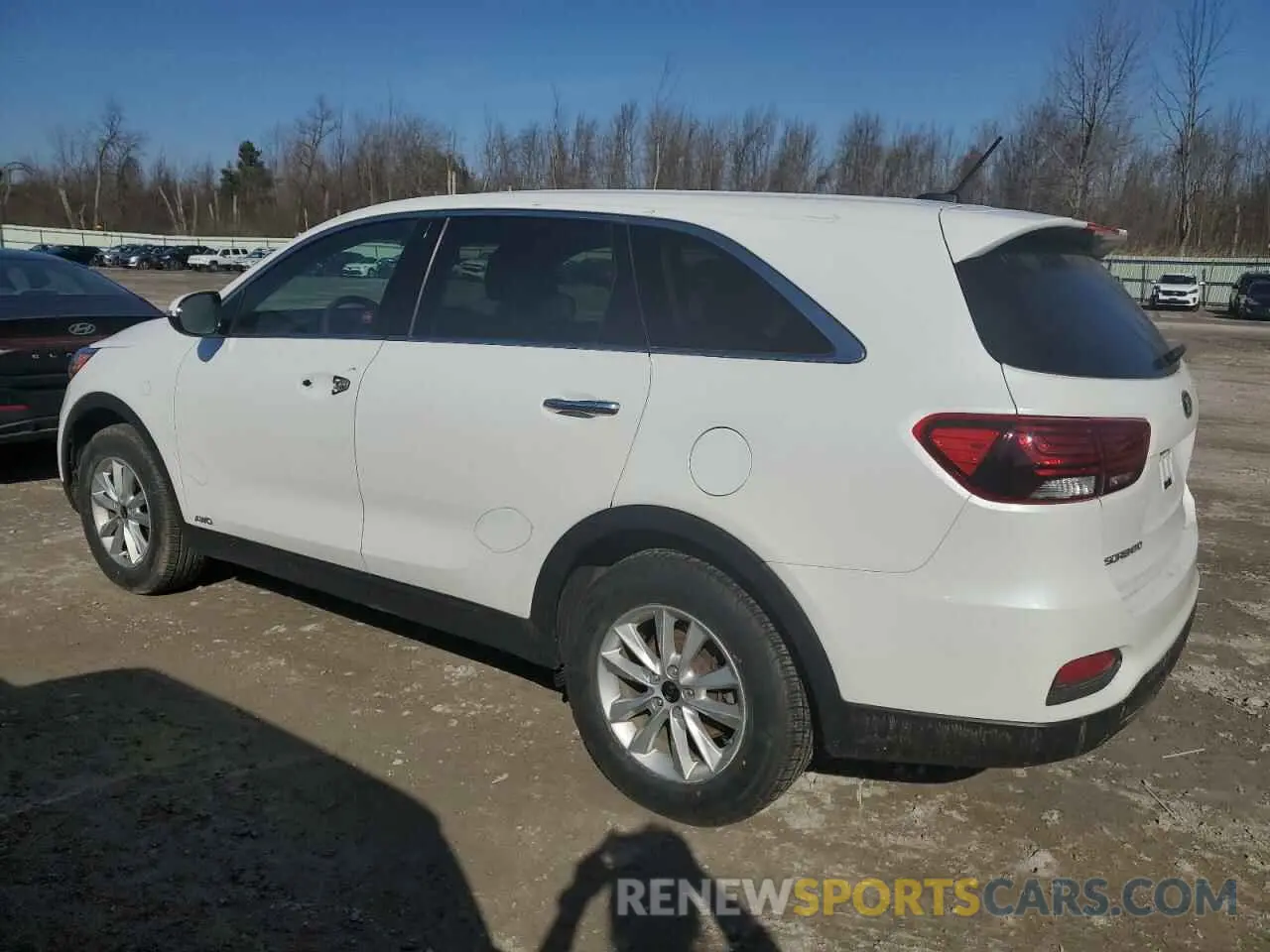 2 fotografías del automóvil dañado 5XYPGDA35LG690661 KIA SORENTO 2020