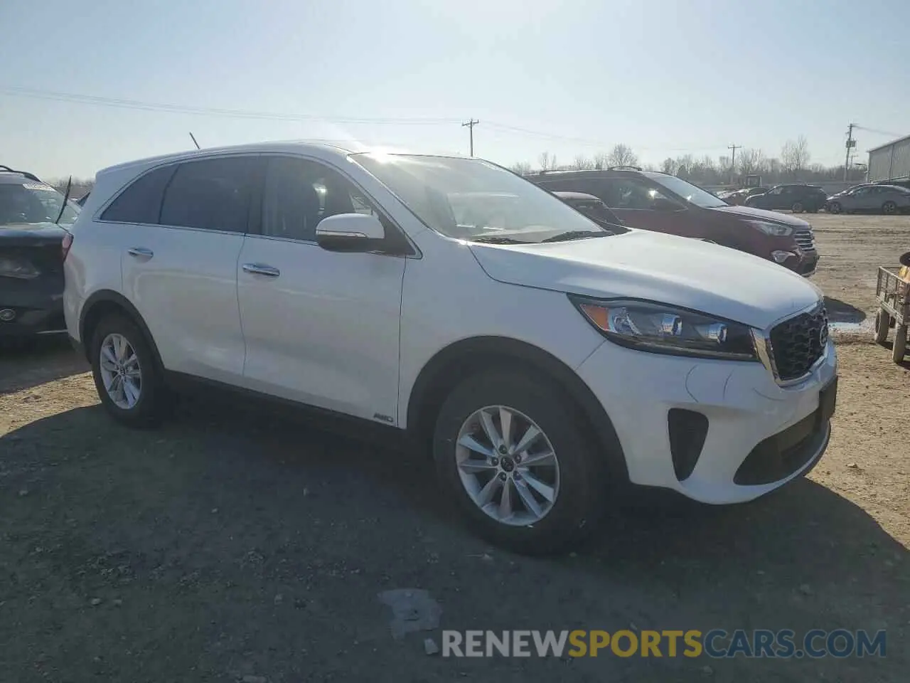 4 fotografías del automóvil dañado 5XYPGDA35LG690661 KIA SORENTO 2020