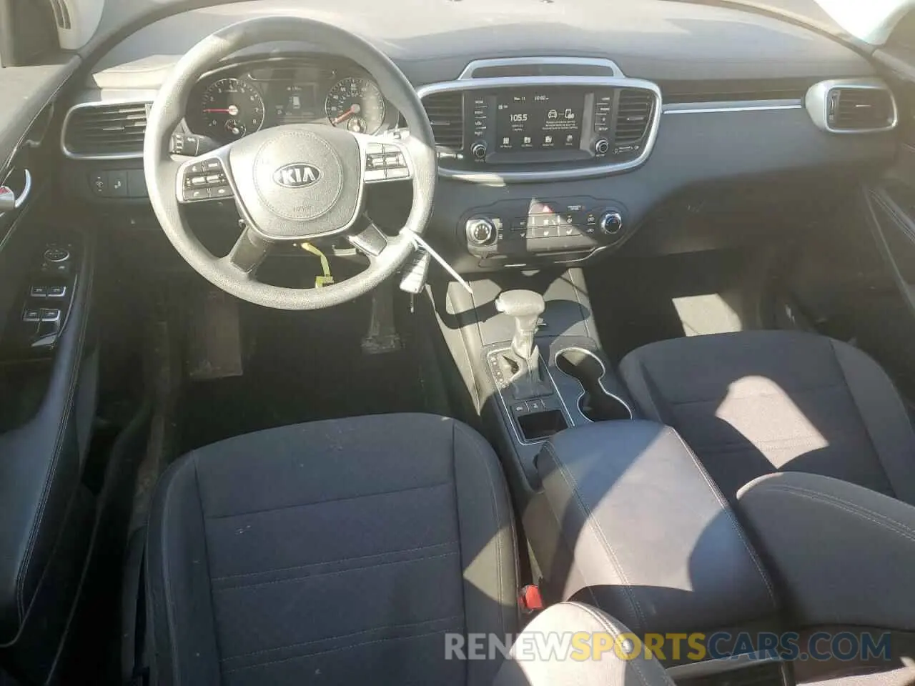 8 fotografías del automóvil dañado 5XYPGDA35LG690661 KIA SORENTO 2020