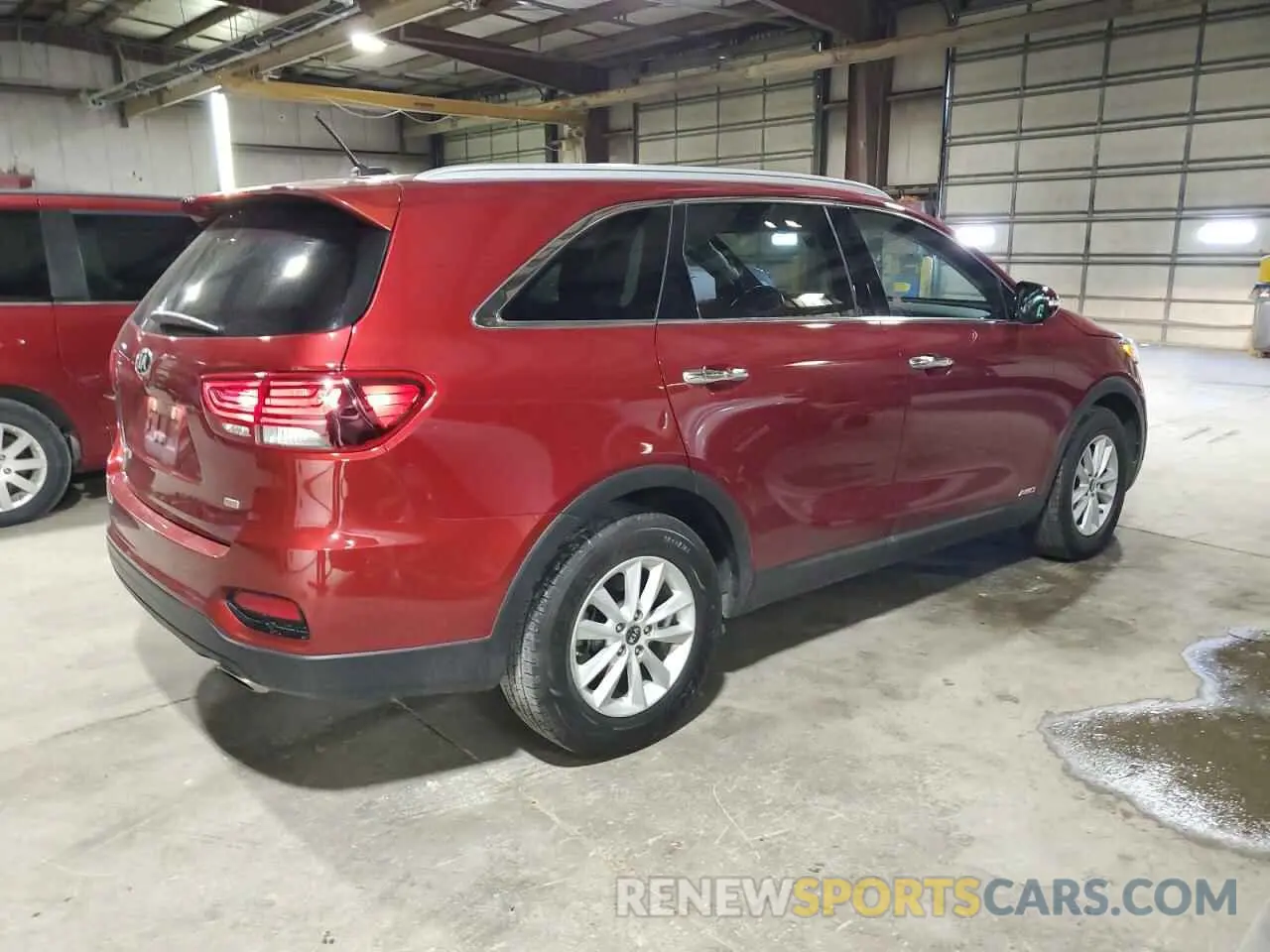 3 fotografías del automóvil dañado 5XYPGDA36LG650556 KIA SORENTO 2020