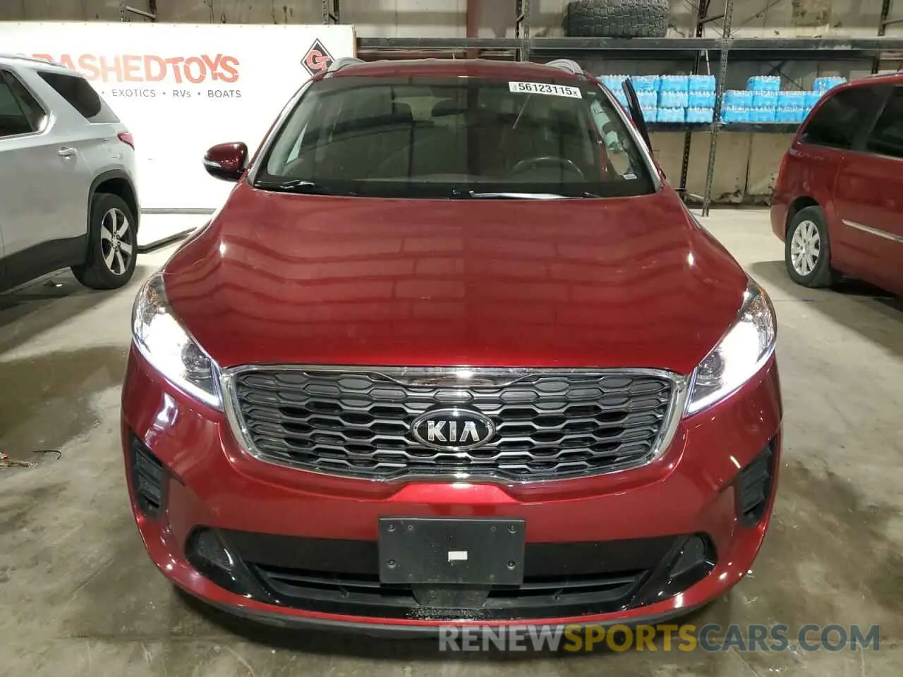 5 fotografías del automóvil dañado 5XYPGDA36LG650556 KIA SORENTO 2020