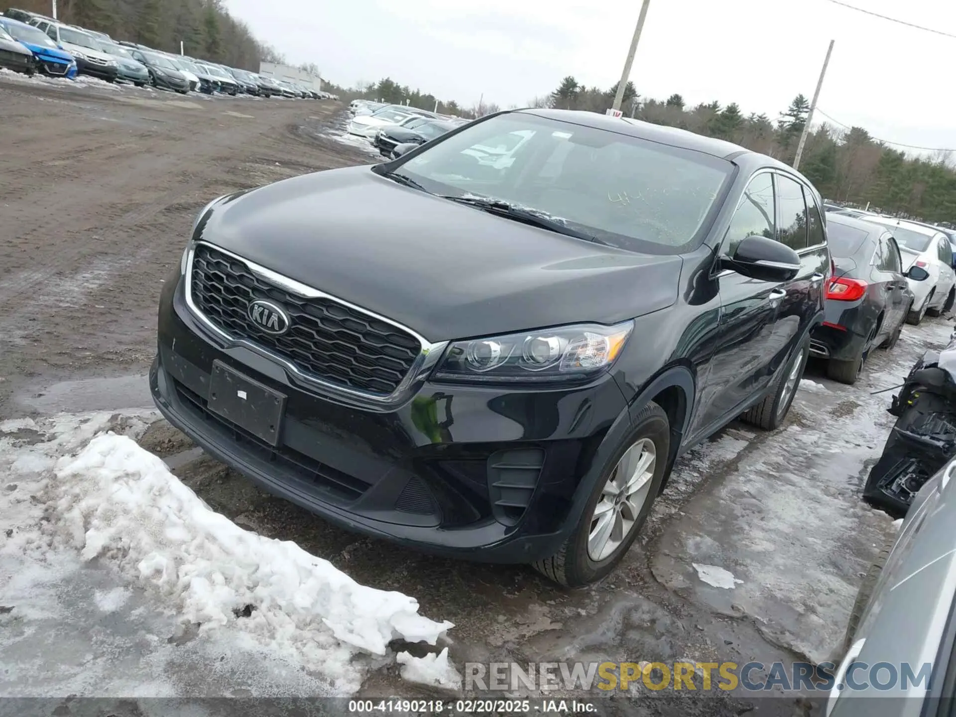 2 fotografías del automóvil dañado 5XYPGDA36LG655708 KIA SORENTO 2020