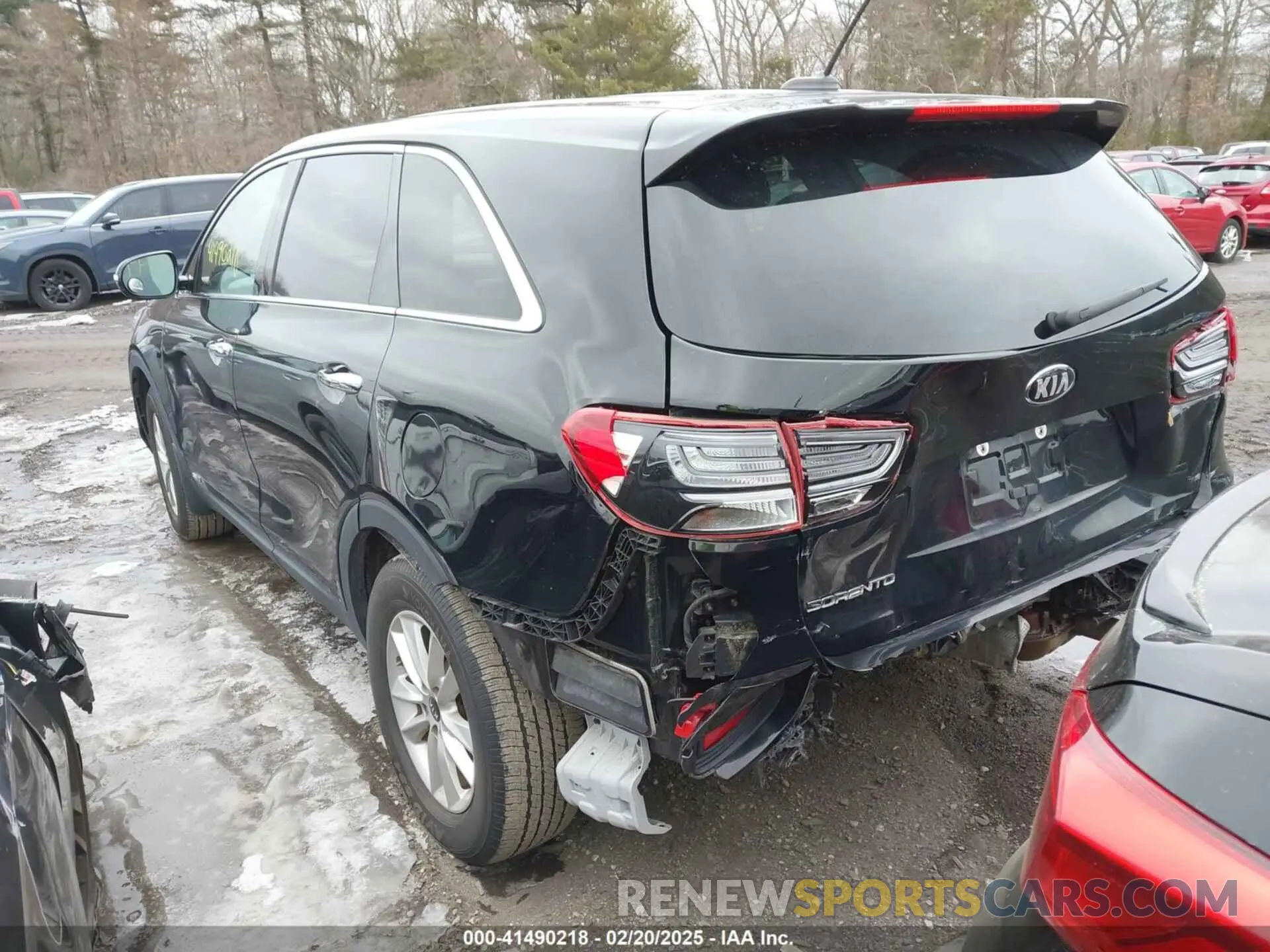 3 fotografías del automóvil dañado 5XYPGDA36LG655708 KIA SORENTO 2020
