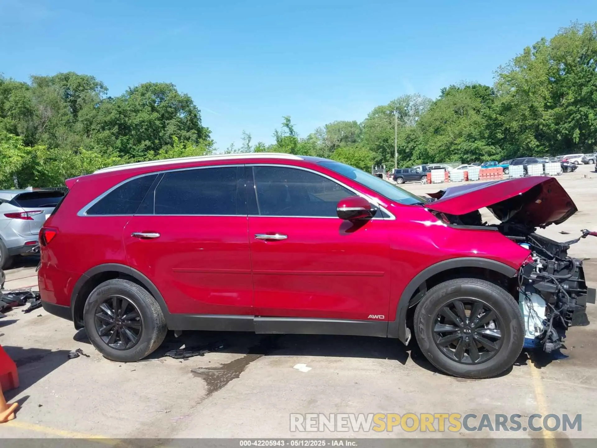 14 fotografías del automóvil dañado 5XYPGDA37LG685798 KIA SORENTO 2020