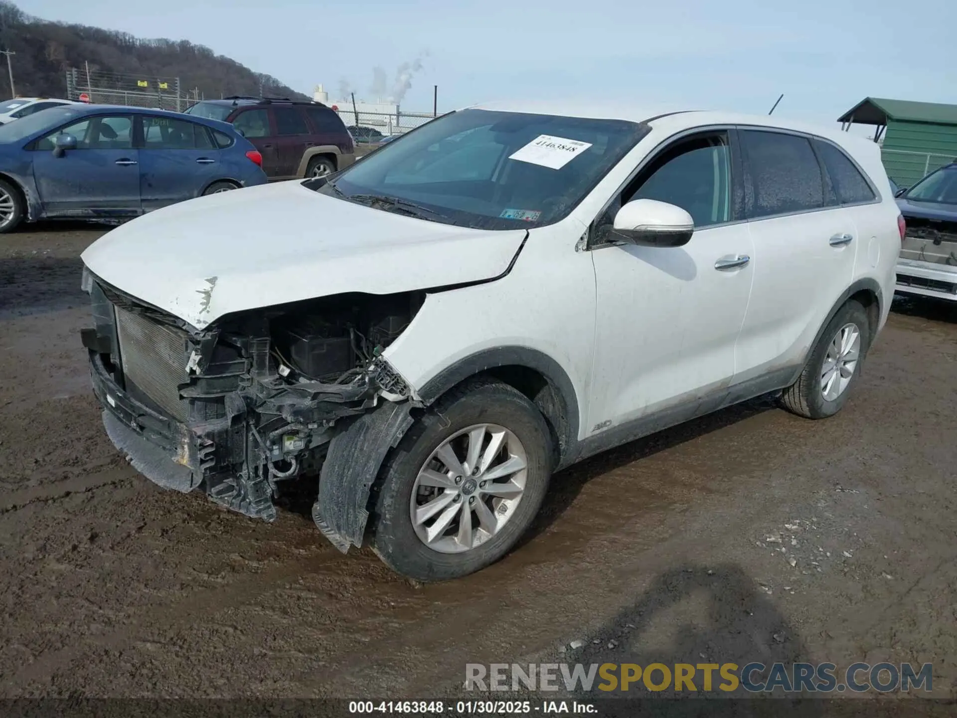 2 fotografías del automóvil dañado 5XYPGDA51LG618504 KIA SORENTO 2020