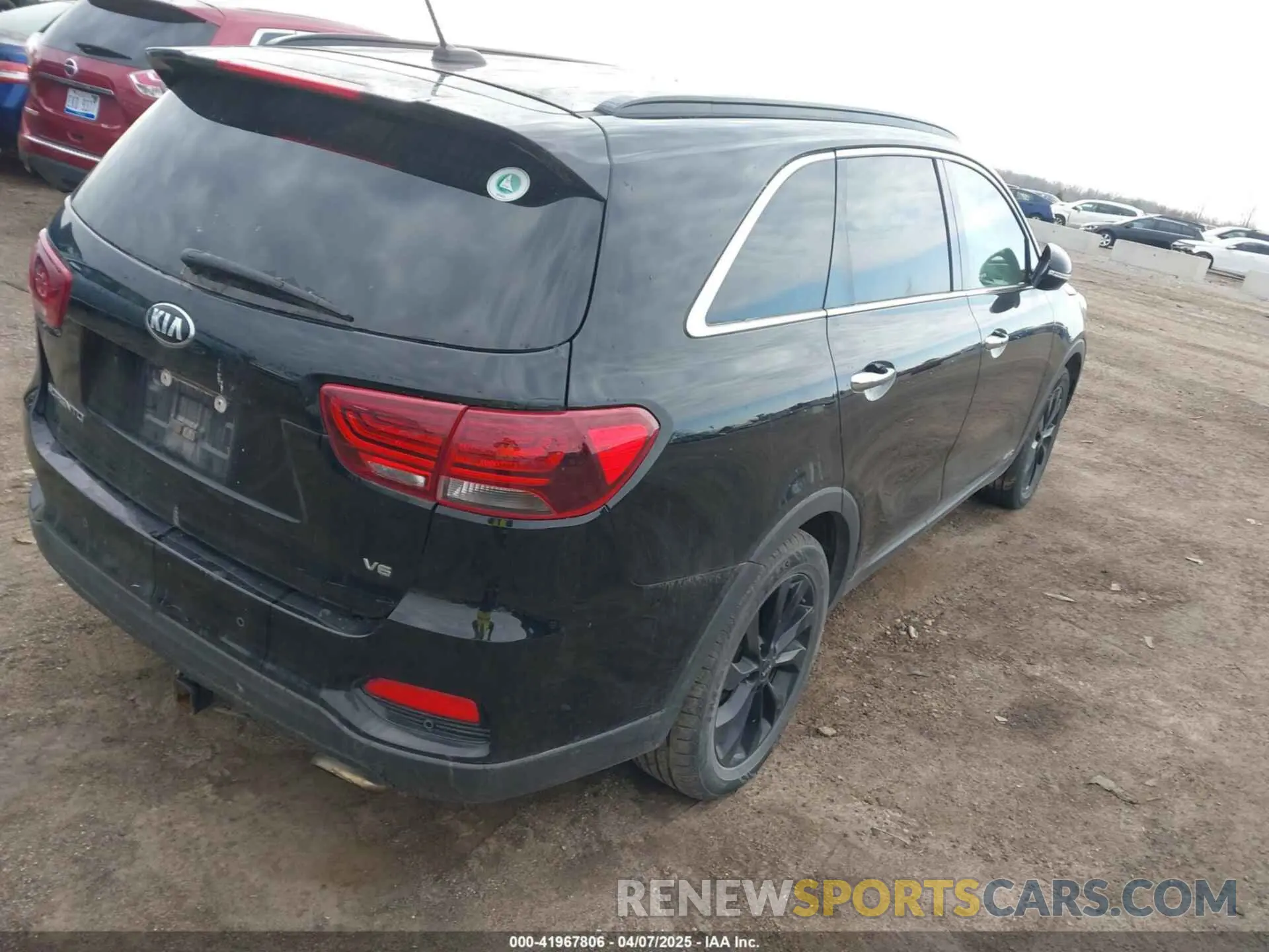 4 fotografías del automóvil dañado 5XYPGDA51LG667394 KIA SORENTO 2020