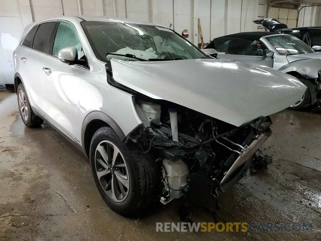 4 fotografías del automóvil dañado 5XYPGDA51LG679707 KIA SORENTO 2020